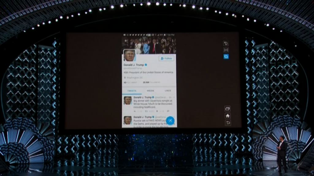 奧斯卡主持多次嘲諷特朗普政策