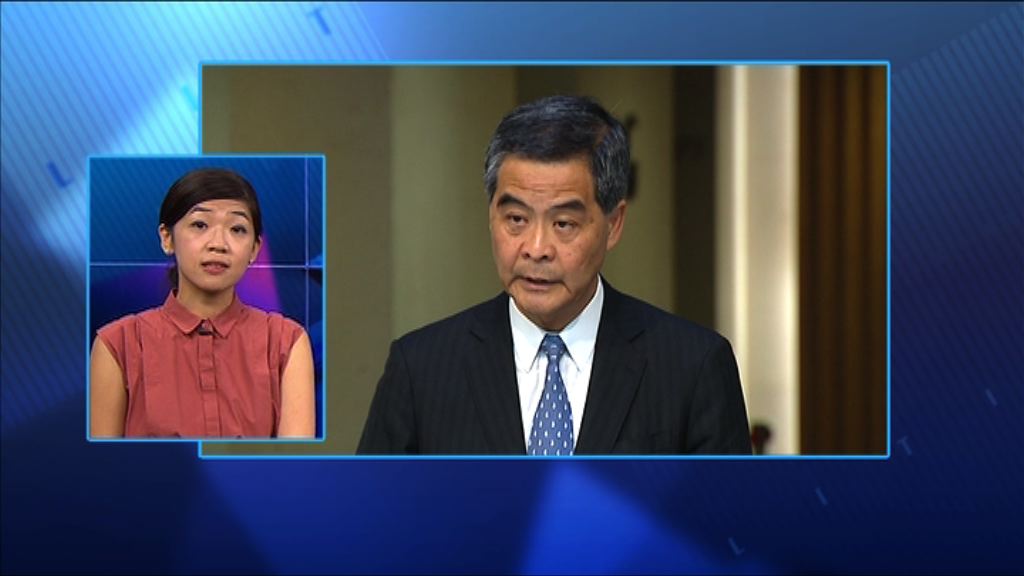 【政情】梁振英憂建制受恐襲　臨別溫馨提示