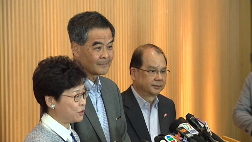 梁振英：社會富裕仍要保基層收入