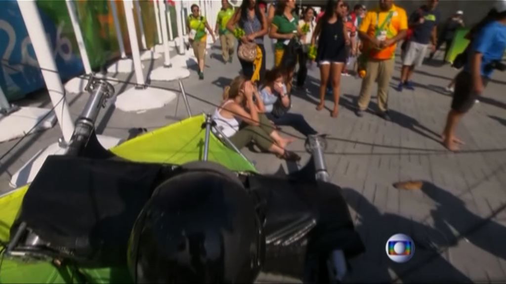 里約奧運場館外攝錄機墮下傷七人