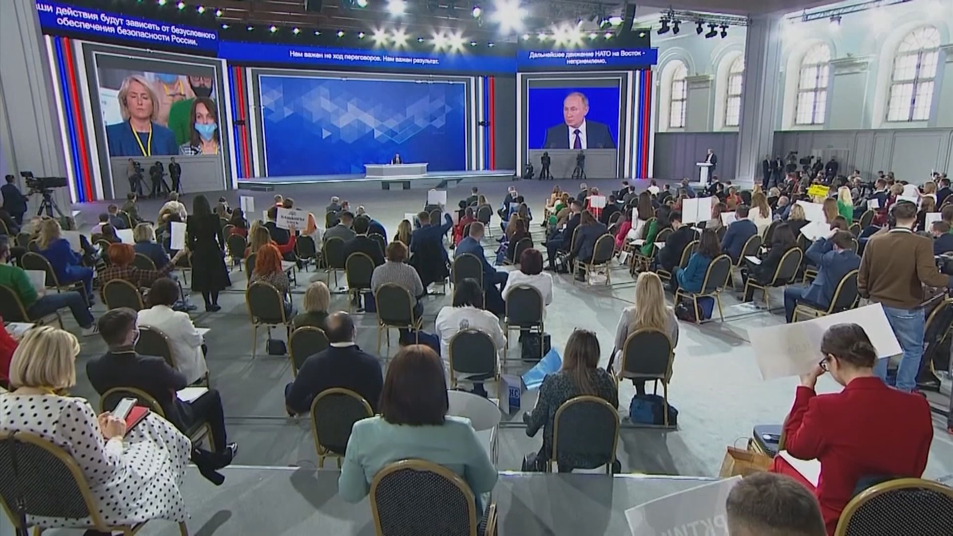 普京稱不想西方衝突　但亦不會接受北約向東擴張