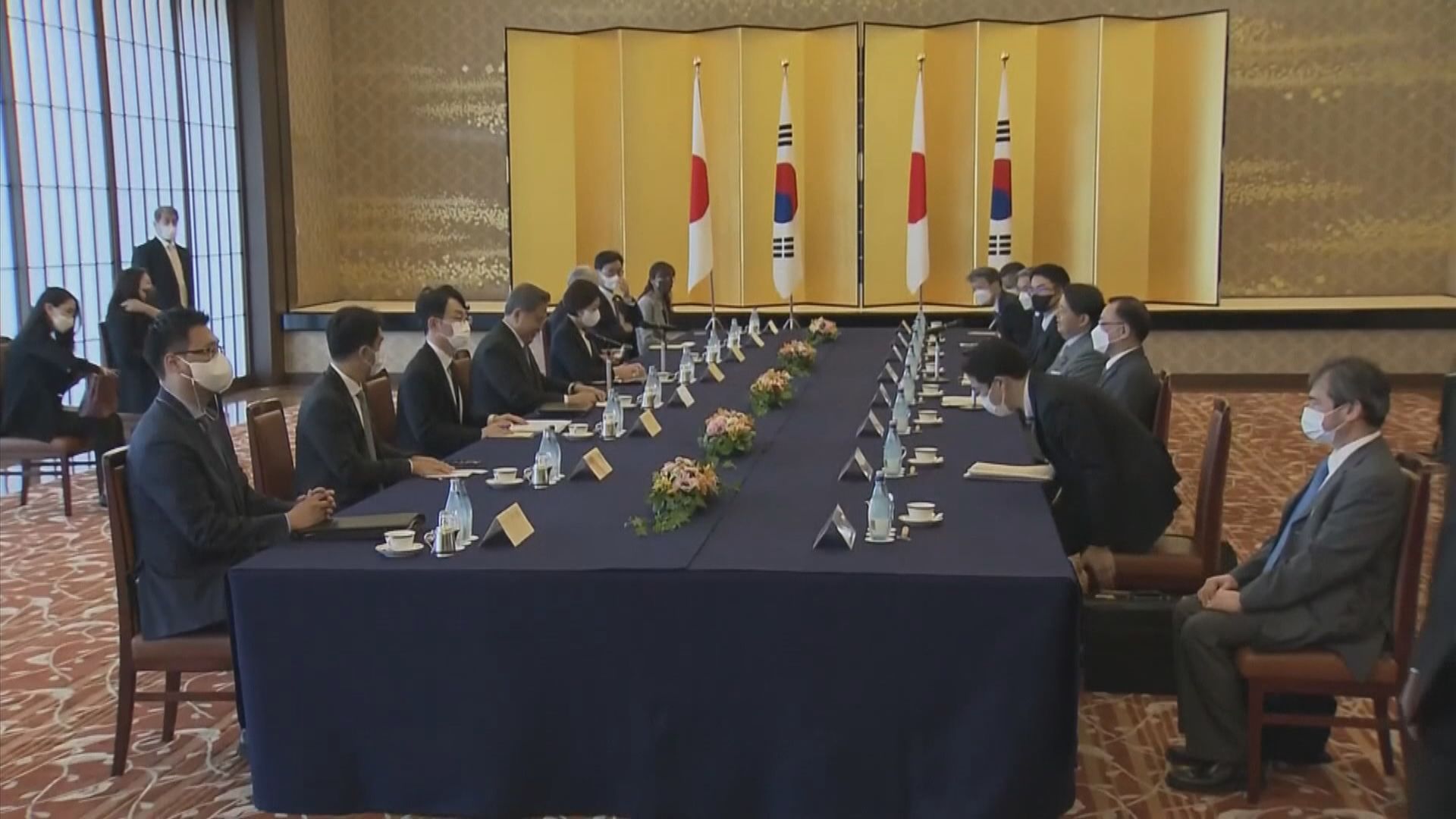 南韓外長朴振與日本外相林芳正會面