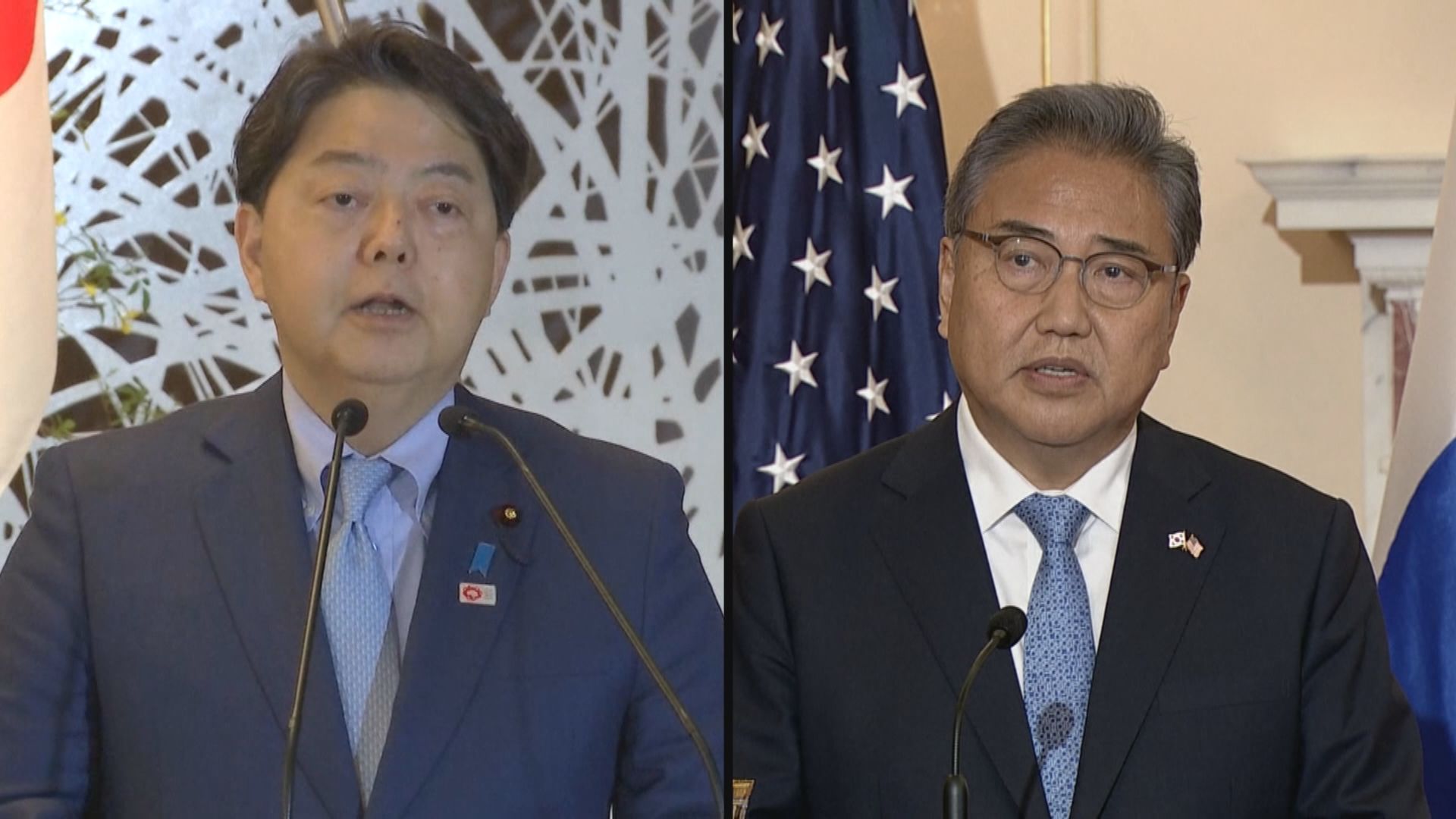 南韓外長朴振周一訪日與外相林芳正會談