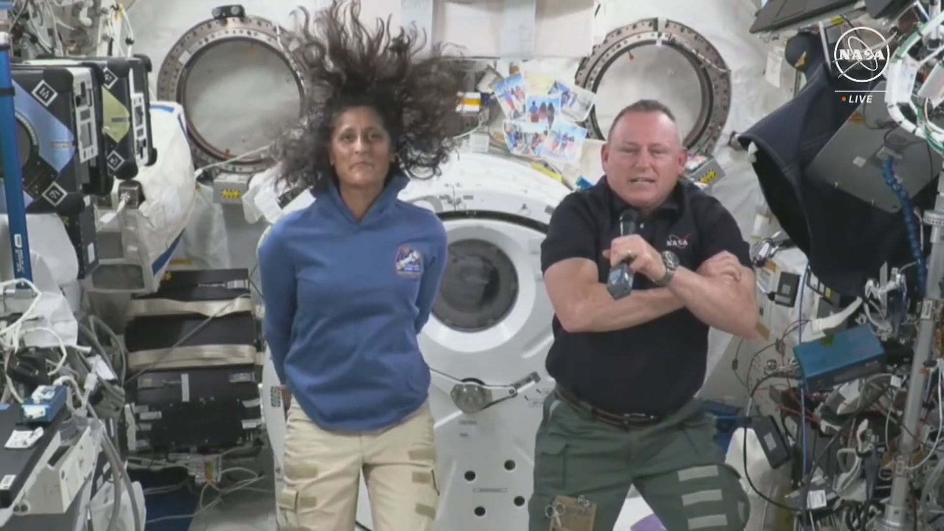 8日變9個月｜兩名滯留太空人健康狀況受關注　將接受恢復訓練包括重學走路