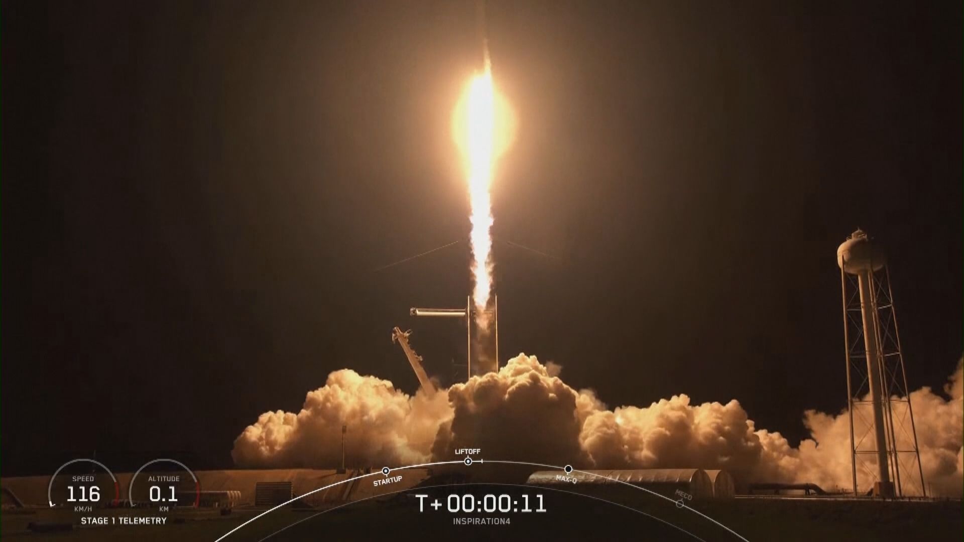 SpaceX運送四名旅客進入太空