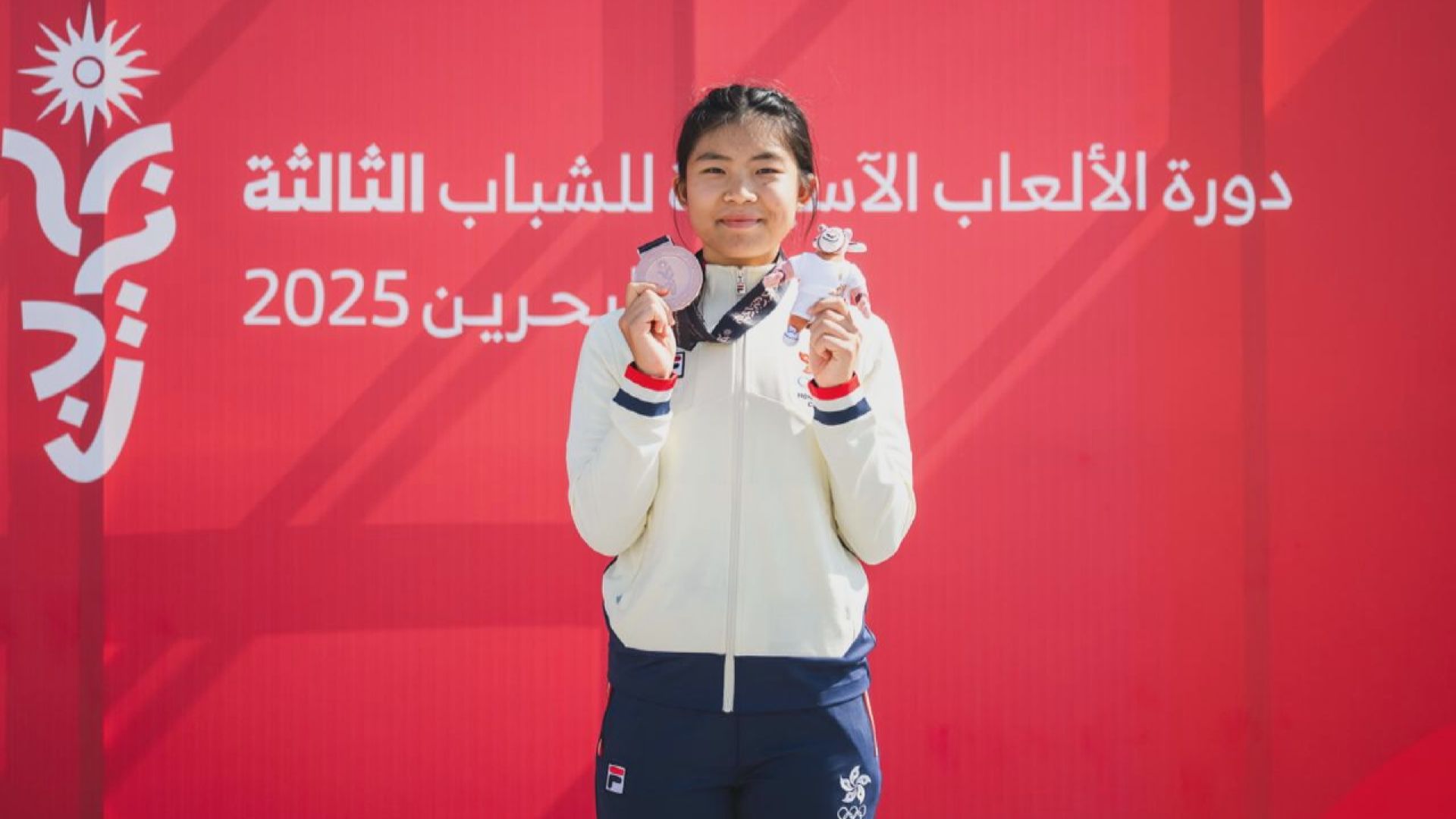 亞青運公路單車　羅靖喬女子個人10公里計時賽摘銅