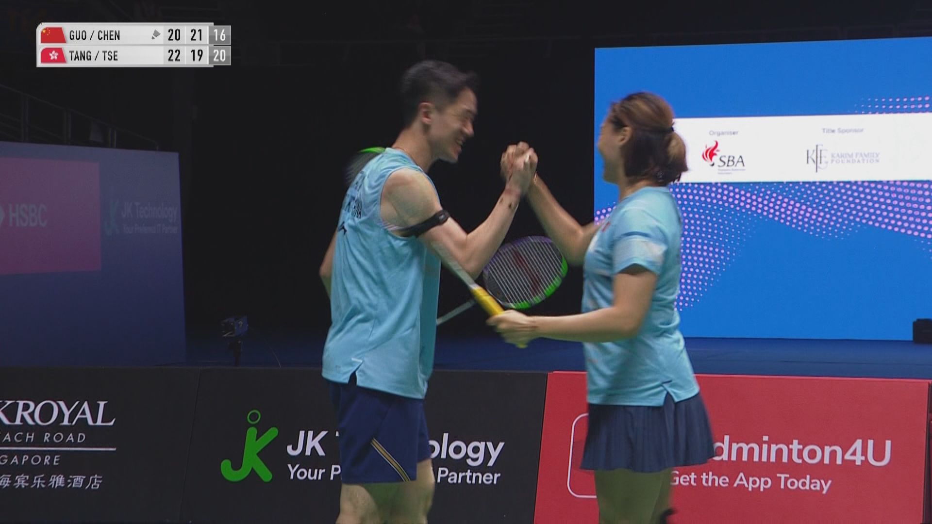 新加坡羽毛球公開賽　鄧俊文及謝影雪挫國家隊組合闖混雙決賽