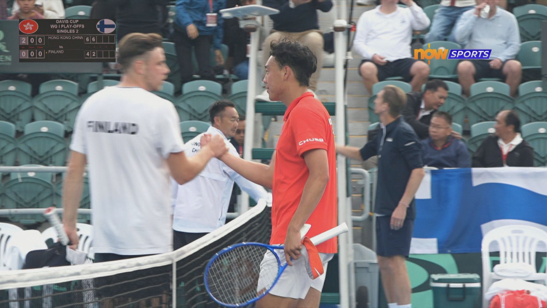 港隊台維斯盃附加賽首日平芬蘭1比1