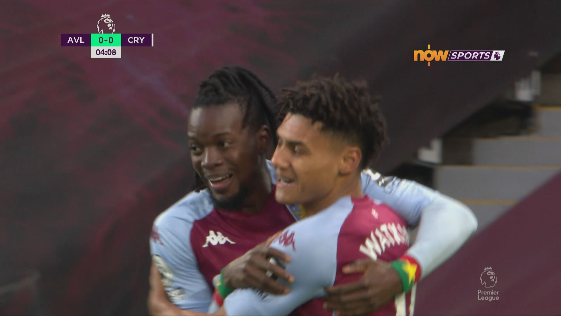 英超　維拉3:0水晶宮