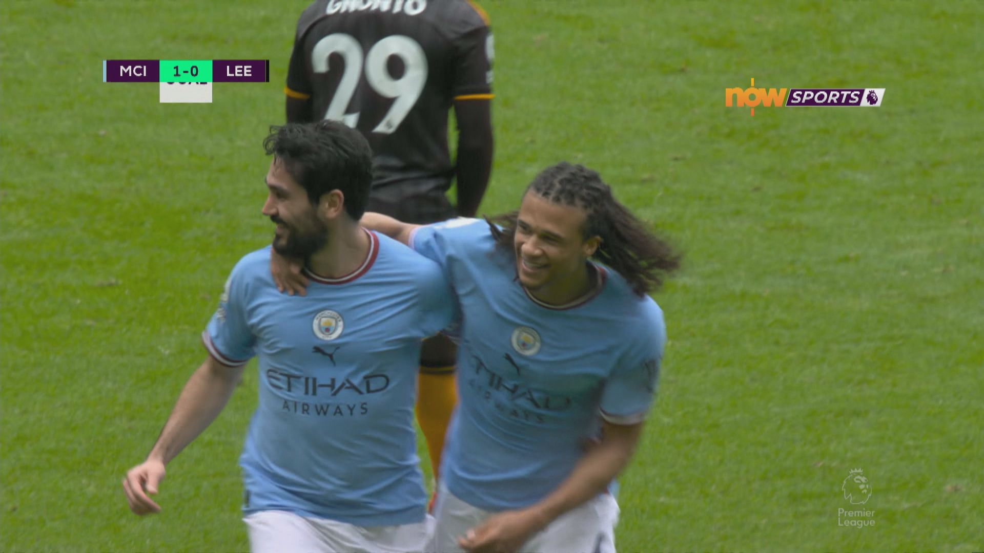 英超　曼城 2:1 列斯聯