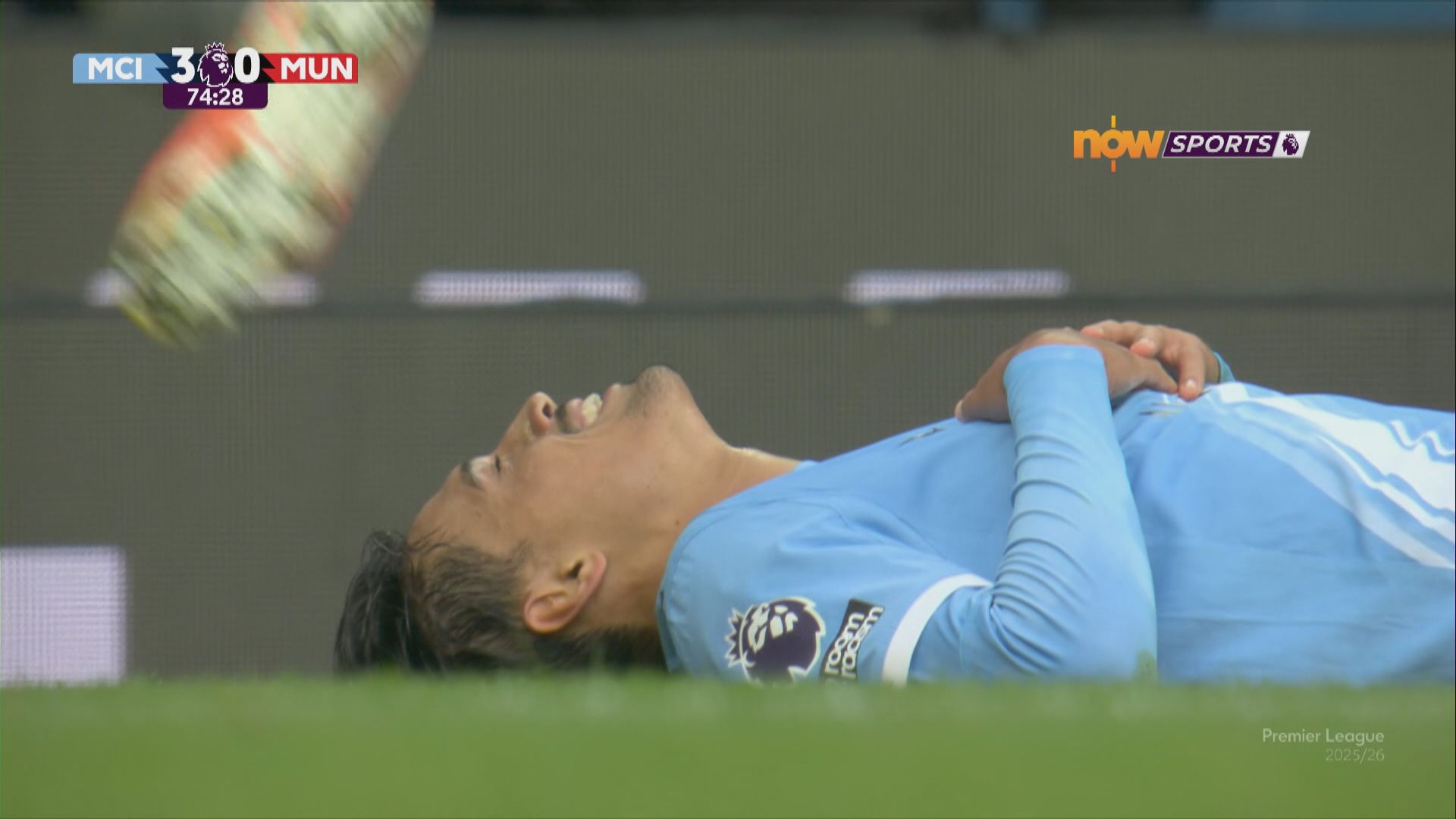 英超　曼城 3:0 曼聯(吳紀恩報道)