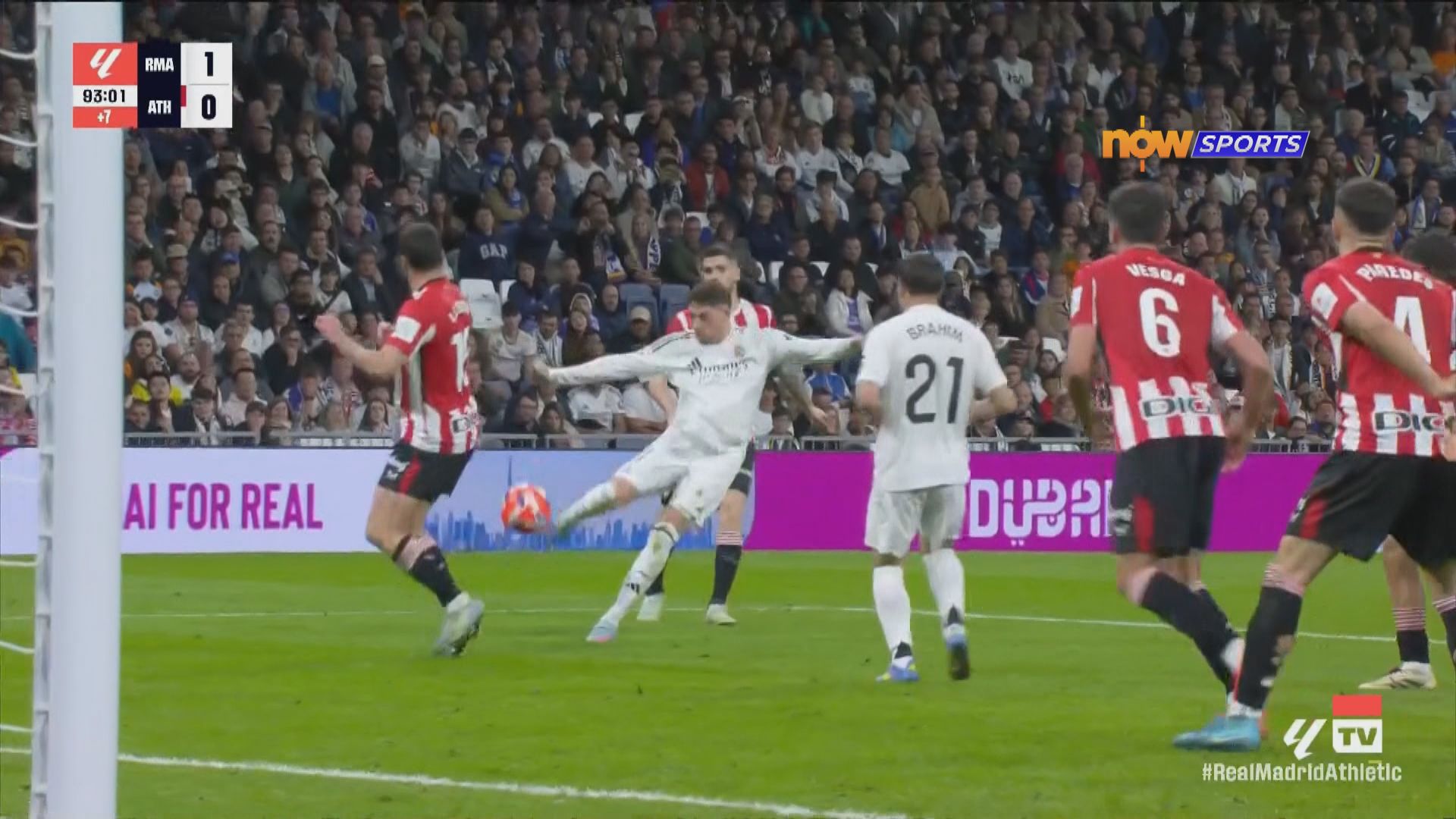 西甲　皇家馬德里 1:0 畢爾包