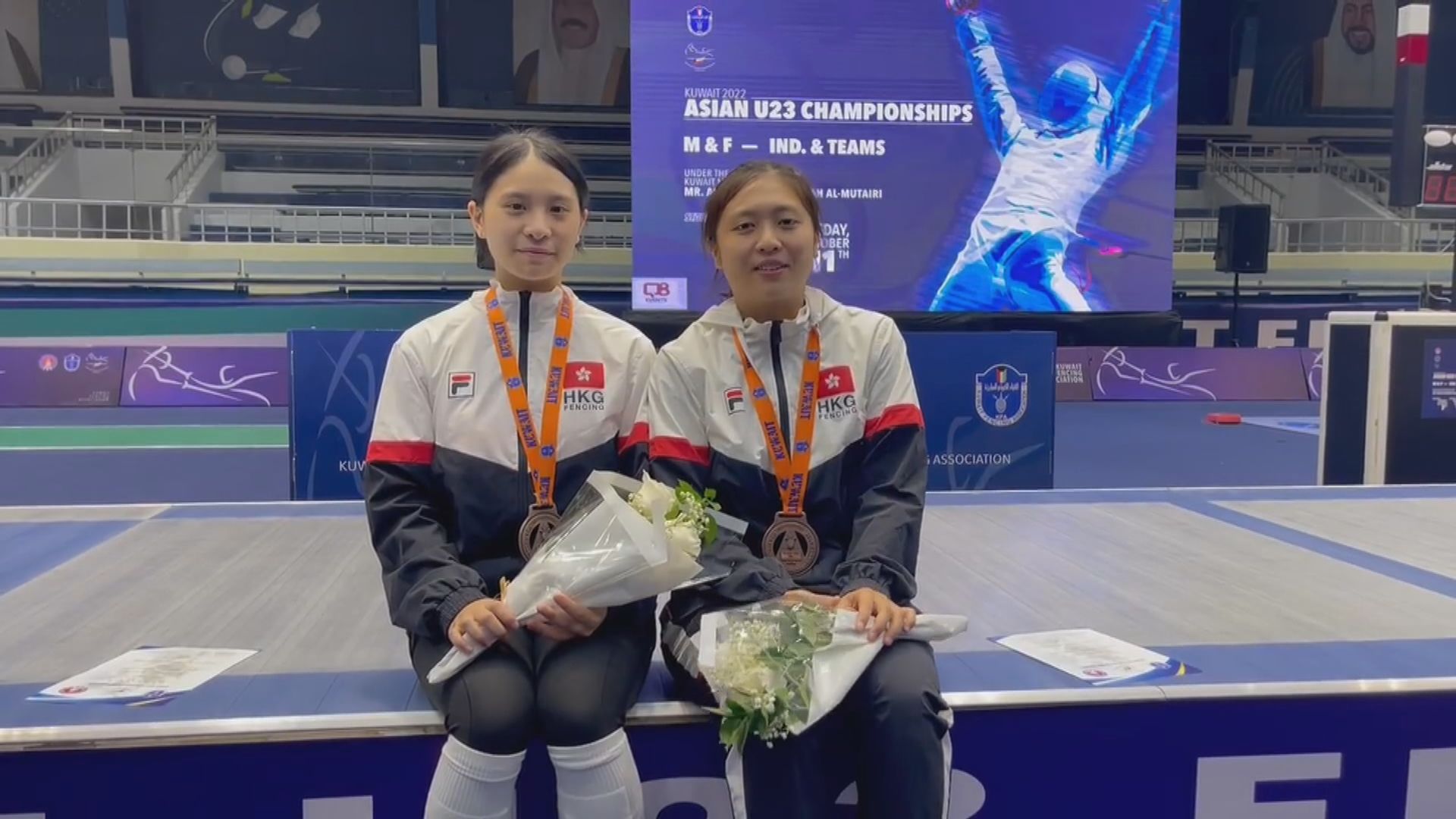 劍擊U23亞錦賽　關渝澄梁雅蕾女花個人賽攜手摘銅