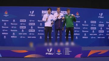 世大運　麥世霆男子200米蛙泳奪銀