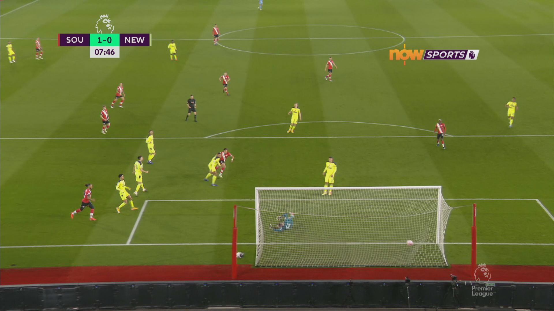 英超　修咸頓2:0紐卡素