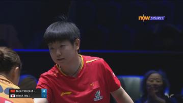 乒乓球歐洲大滿貫｜黃鎮廷及陳顥樺險勝日本組合闖男雙決賽　孫穎莎晉女單四強