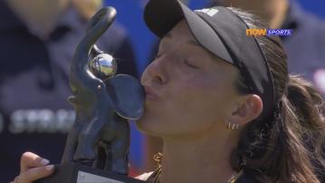 巴特洪堡網球公開賽　柏高娜直落兩盤挫施維雅迪克奪冠