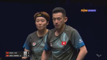 乒乓球美國大滿貫　黃鎮廷及杜凱琹負國家隊混雙四強止步