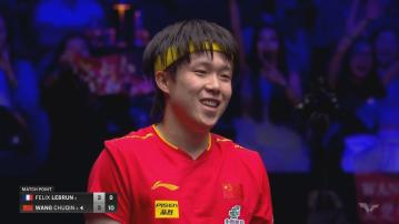 乒乓球美國大滿貫　王楚欽險勝菲力斯路賓闖男單決賽