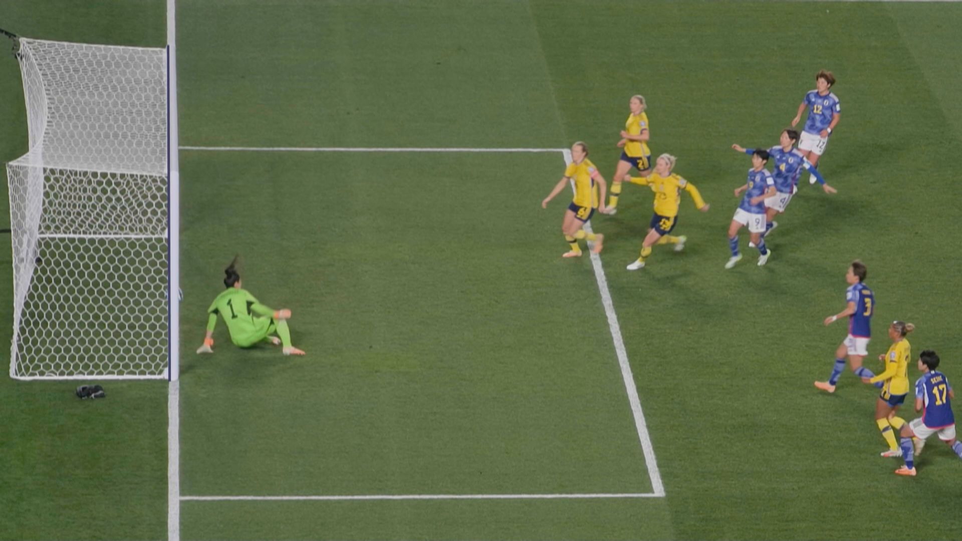 女足世界盃八強 日本1:2瑞典