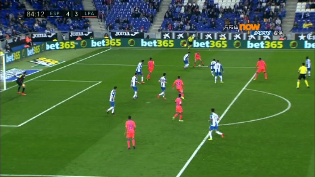 西甲　愛斯賓奴 4:3 拉斯彭馬斯