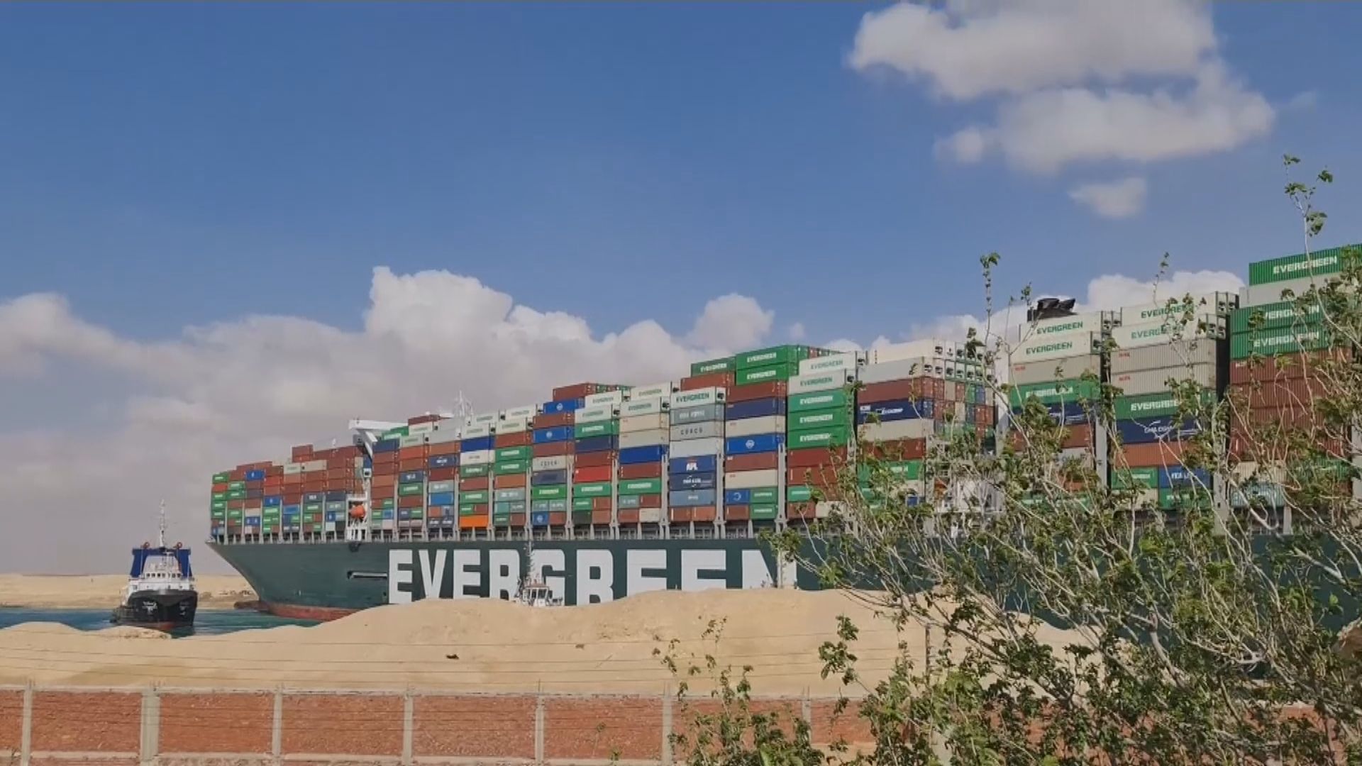 蘇彝士運河堵塞　美軍將提供協助