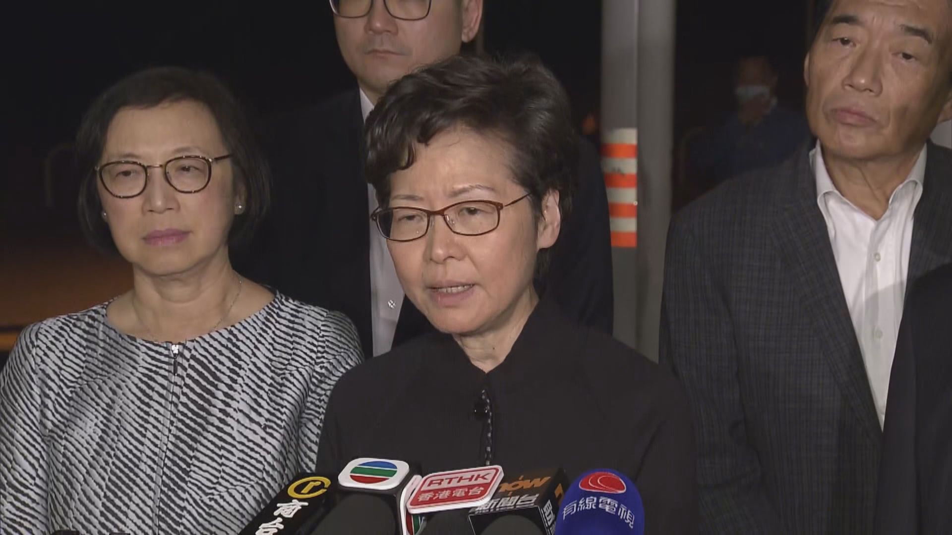 林鄭月娥對九巴事故釀多人死傷感到震驚及悲痛