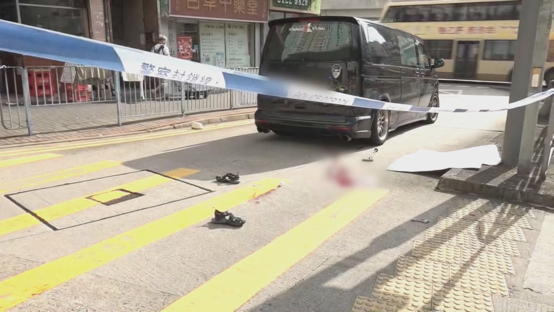 牛頭角客貨車撞斃過路老翁