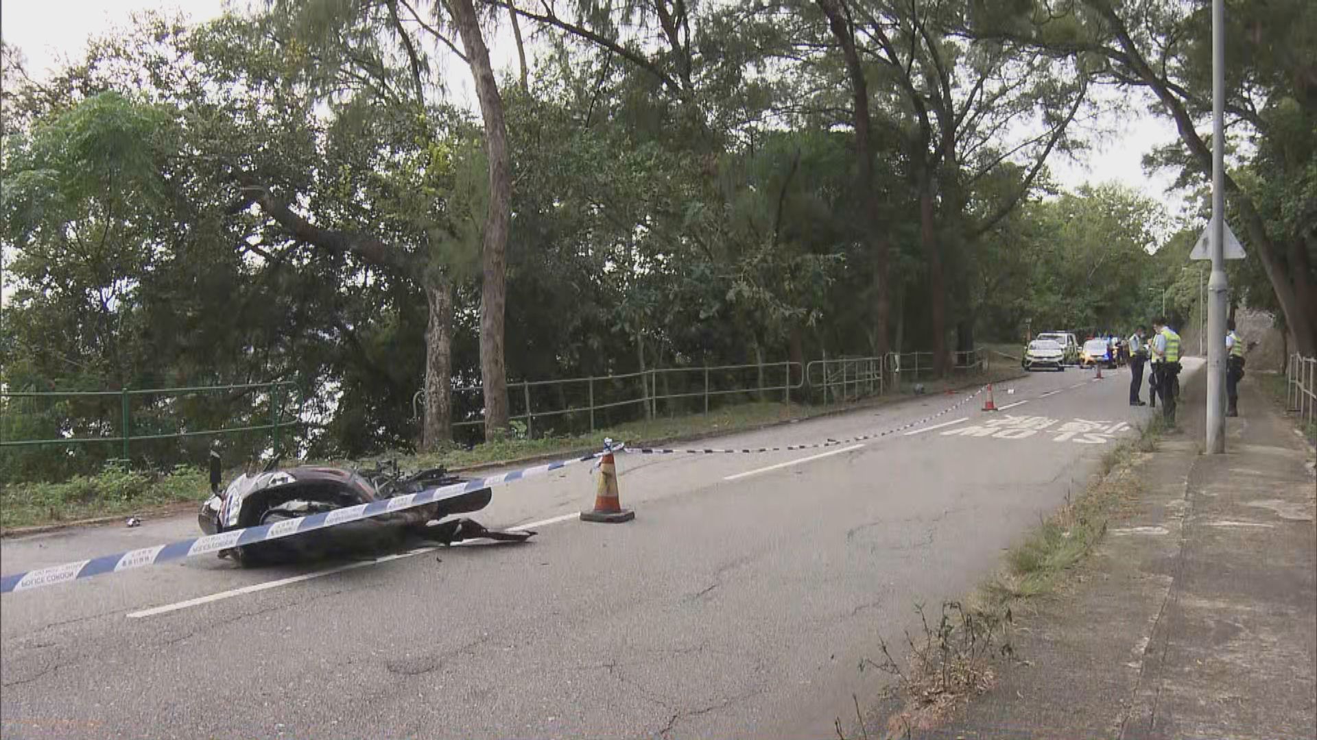 大埔新娘潭路電單車失事司機傷重死亡