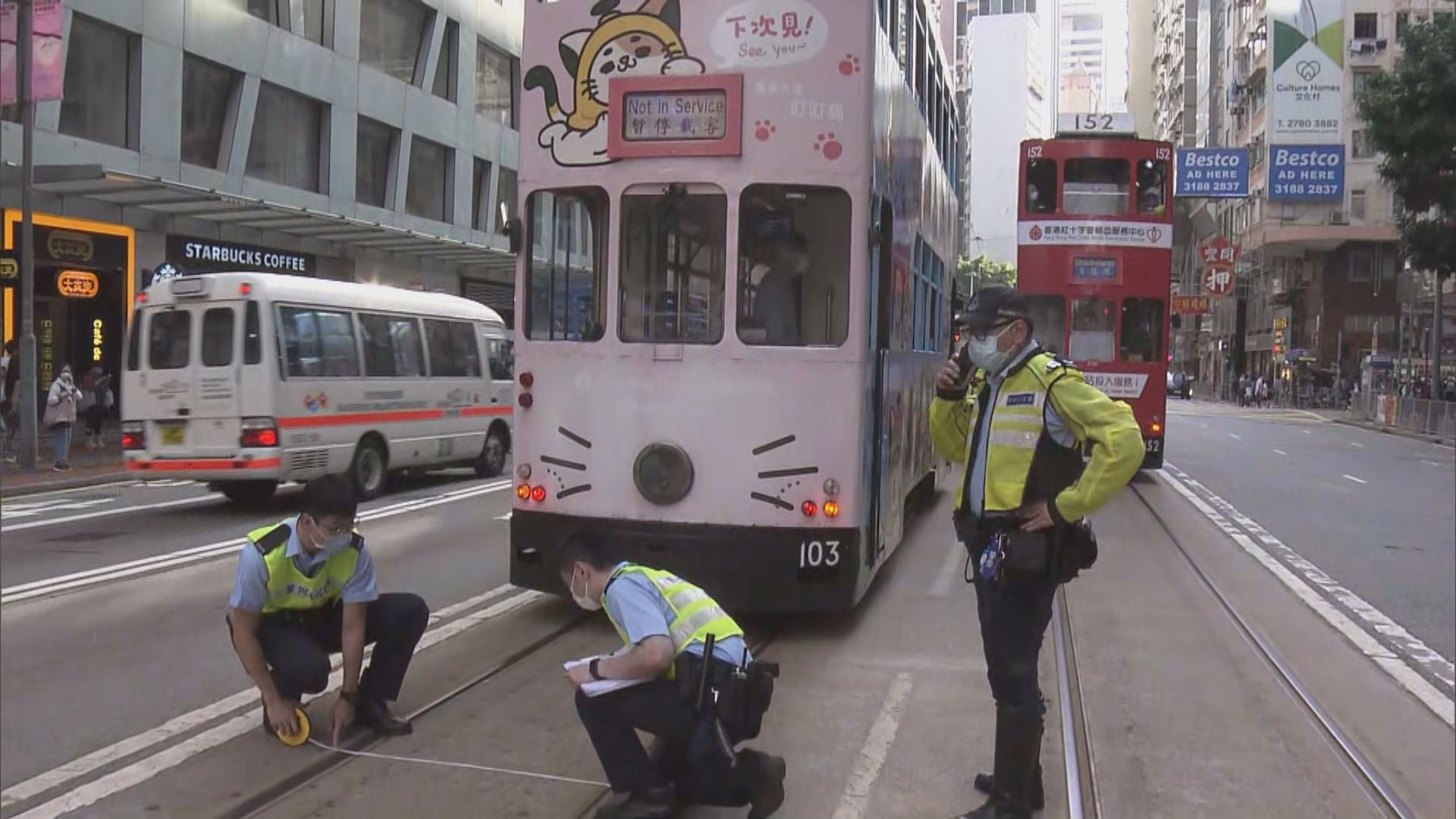 灣仔電車撞過路女子重傷不治