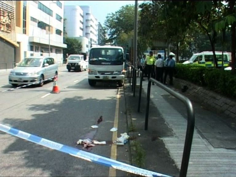 粉嶺一男子遭貨車撞斃