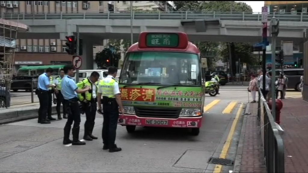 旺角女子遭小巴撞斃