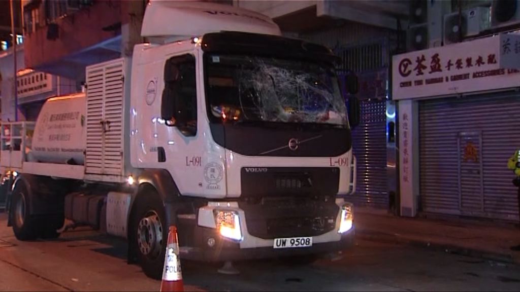 深水埗致命車禍　客貨車司機死亡
