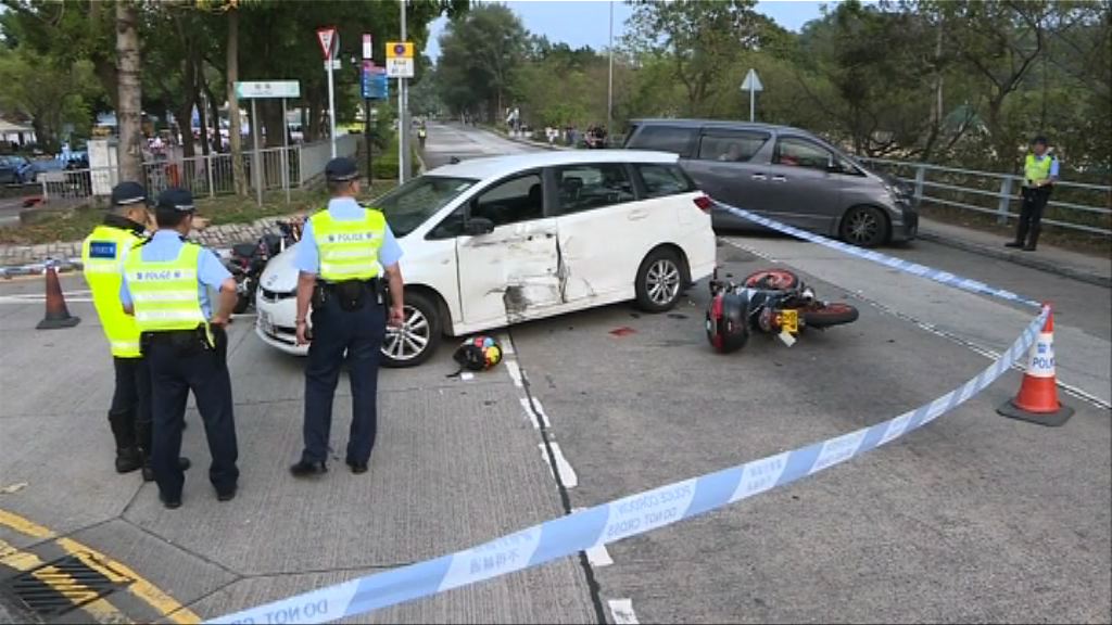 大埔發生三車相撞　電單車司機死亡