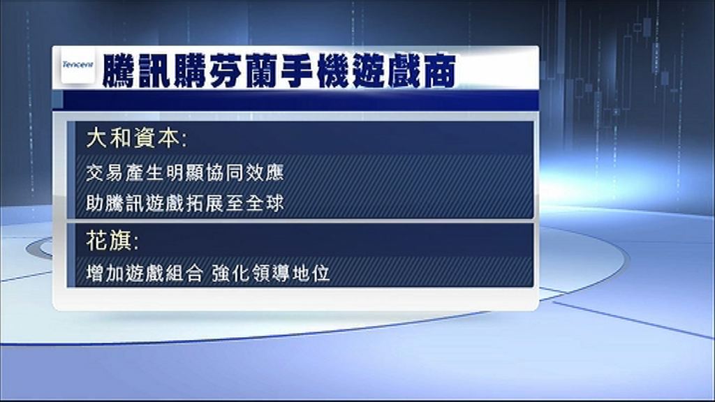【券商睇好】天價收購帶挈 騰訊撲$178