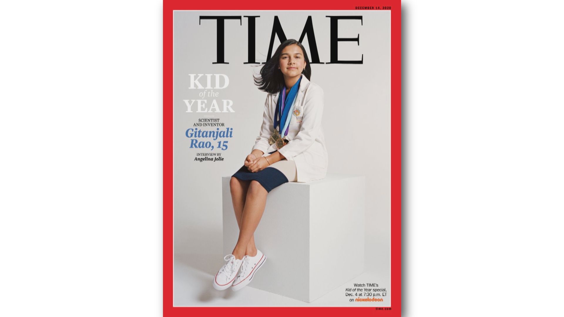 15歲美國少女膺《時代》雜誌首屆風雲兒童