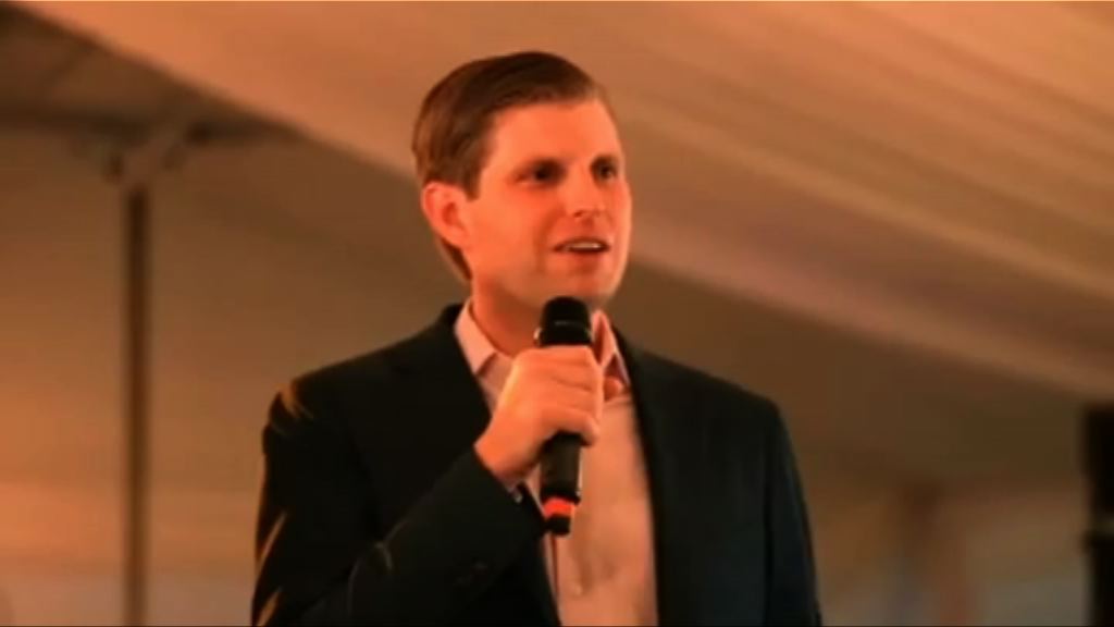 特朗普兒子生意外訪耗費公帑