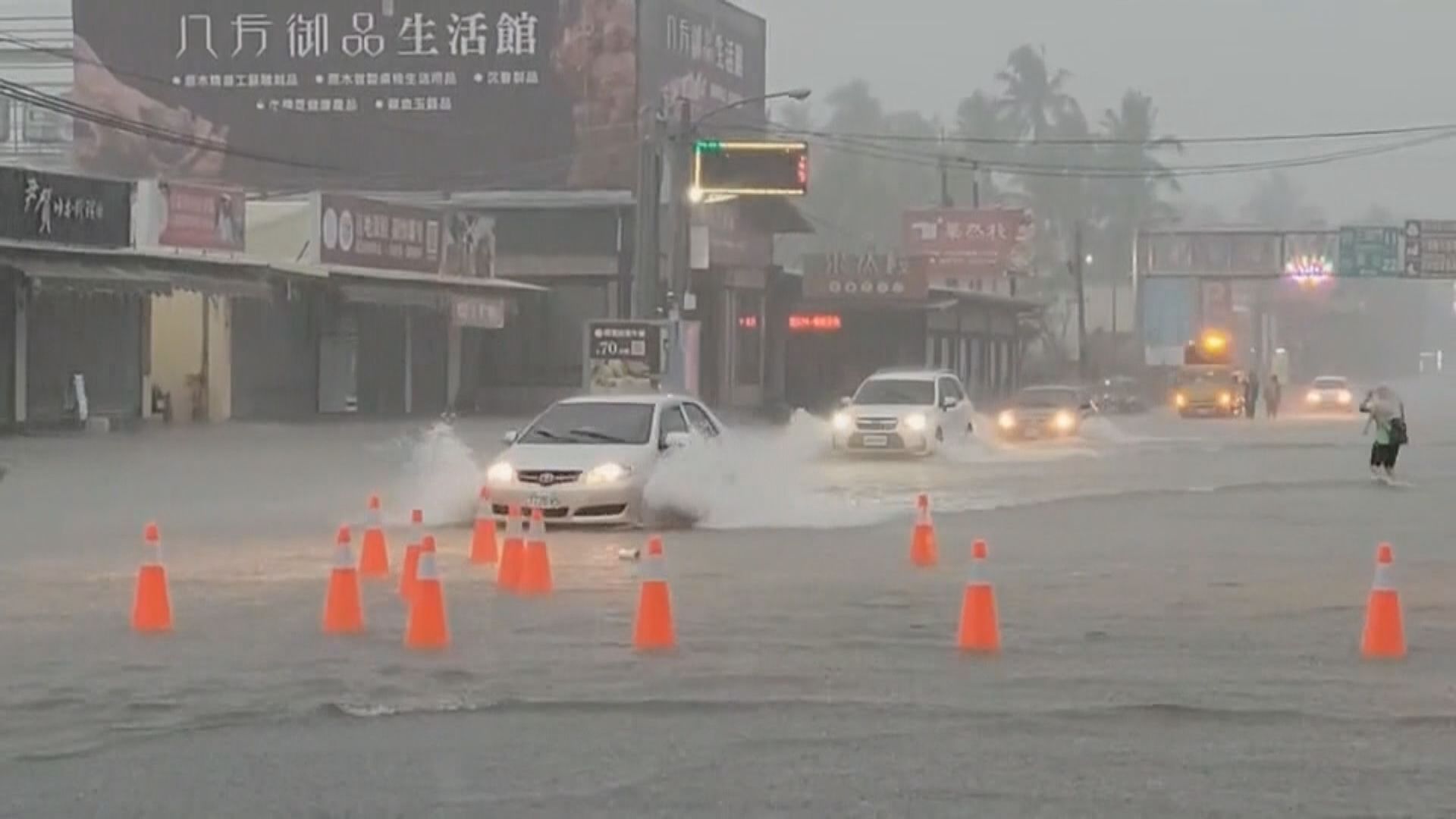 台灣中部及南部廣泛地區下大雨　多個地區取消限水措施