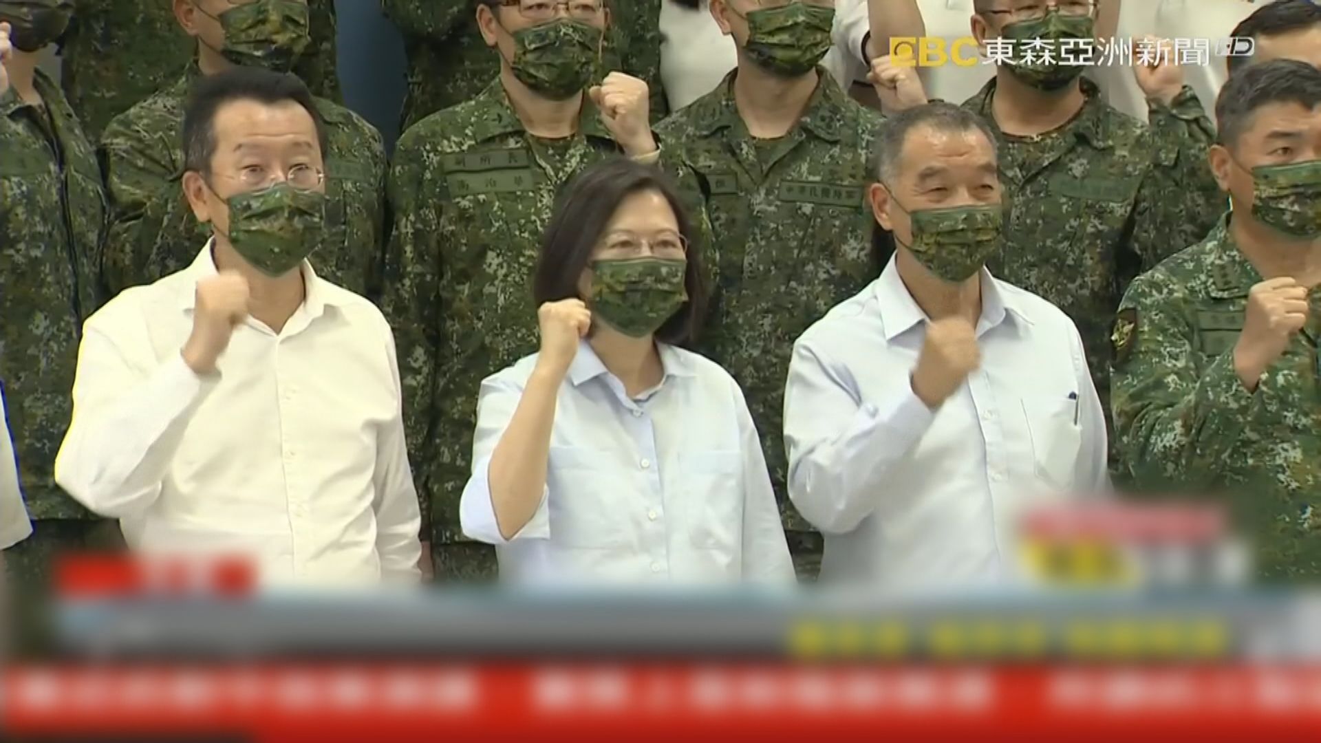 蔡英文視察海軍陸戰隊　強調不能鬆懈