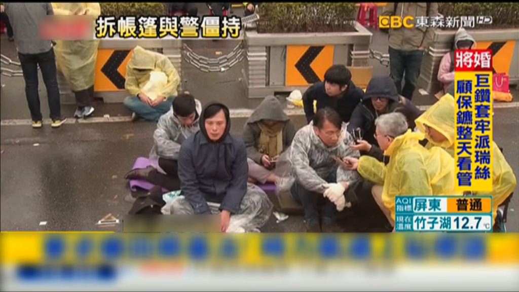 台灣立委靜坐絕食抗議勞基法