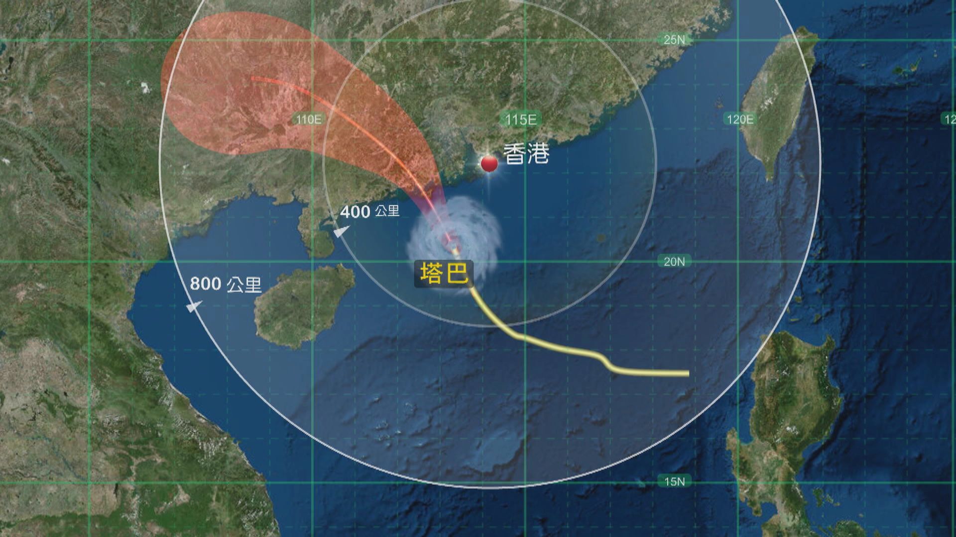 打風．塔巴襲港｜八號信號至少維持至上午11時　改發更高信號機會較低
