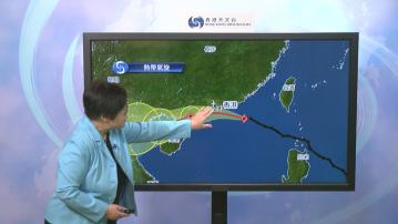 打風｜八號信號生效　本港風勢正增強　有頻密狂風大驟雨及雷暴