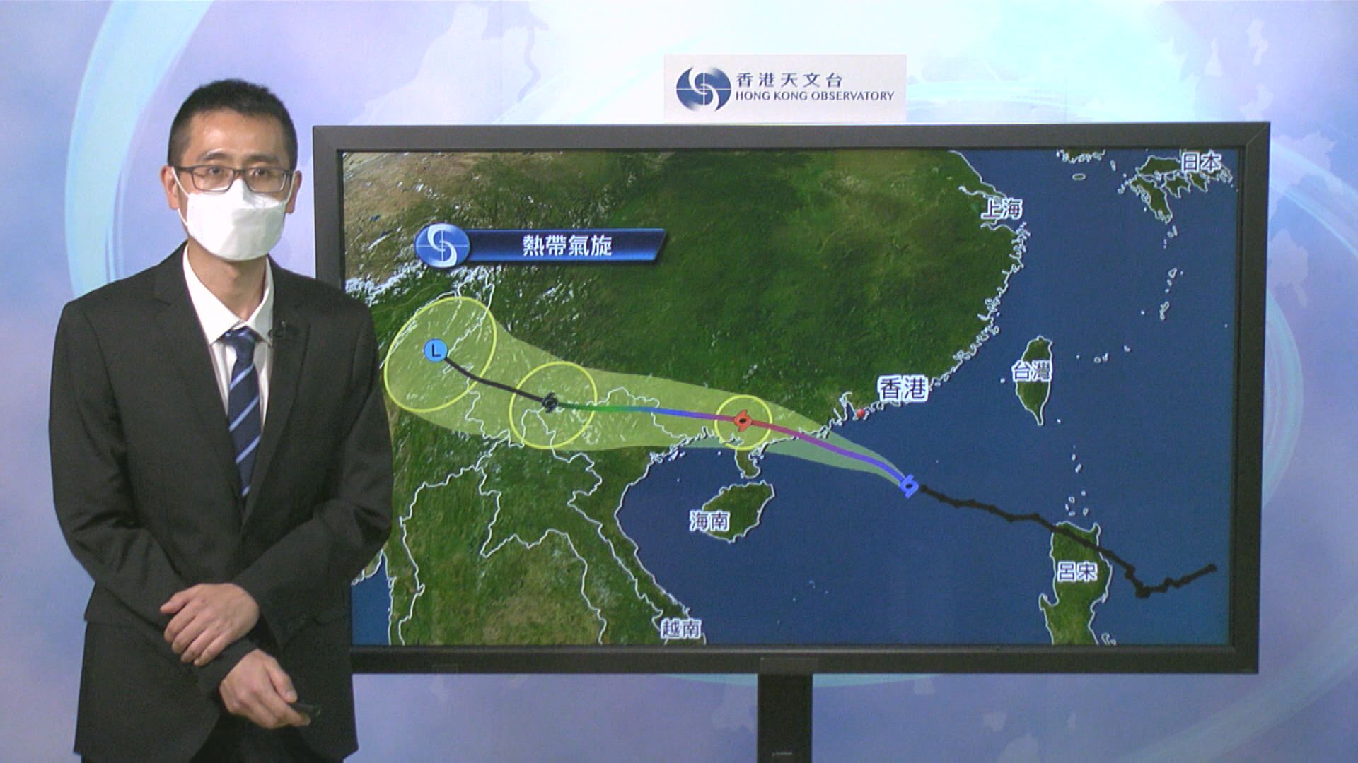 八號東北烈風或暴風信號生效　至少維持至明早6時