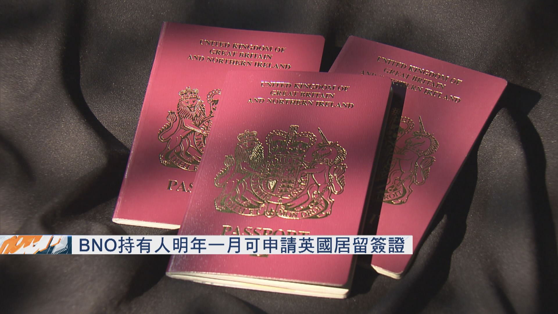 BNO持有人明年一月可申請英國居留簽證　需提供財務證明