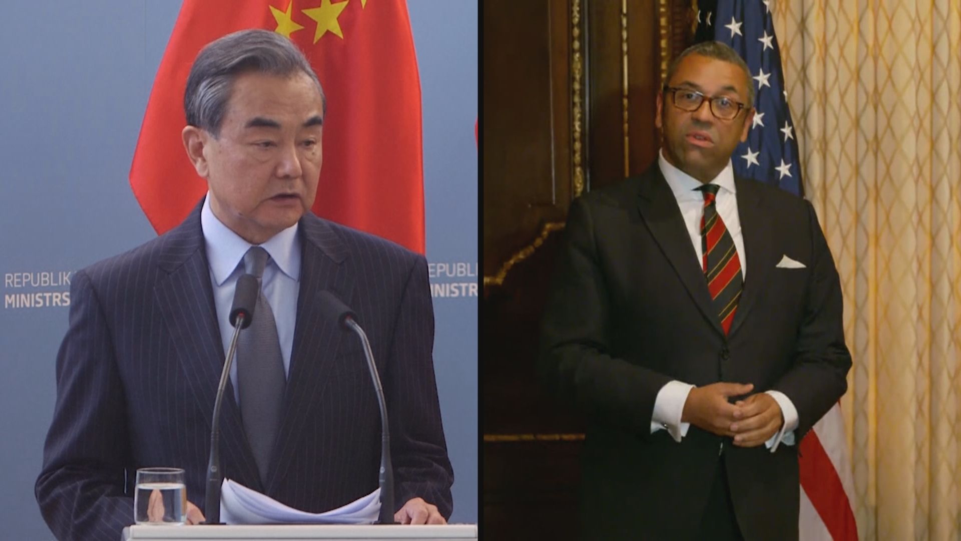 英國外相祈湛明分別會見王毅及布林肯表達對台關注