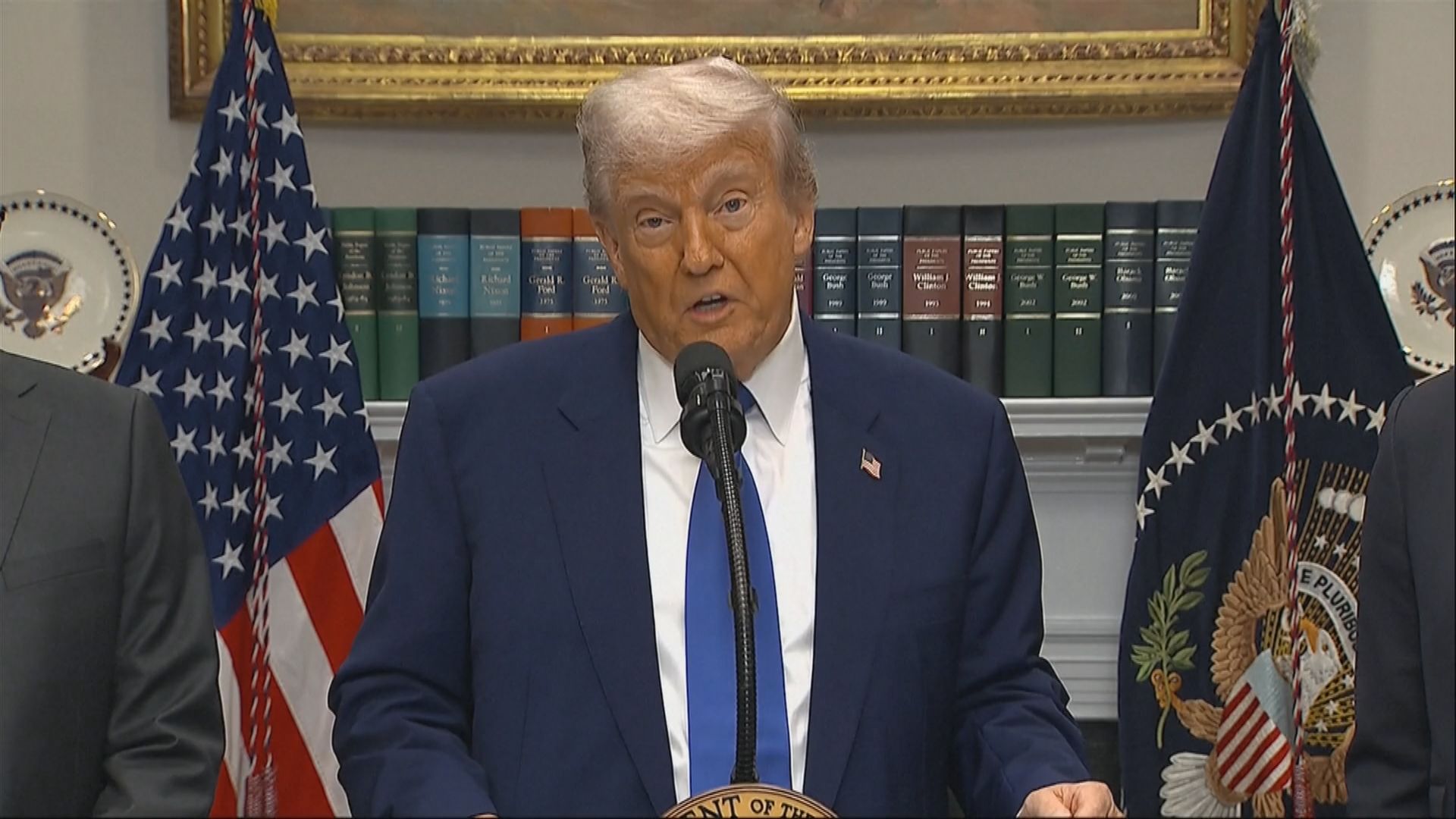 特朗普稱中國對美開放市場對統一有利　美國重申對台政策未改