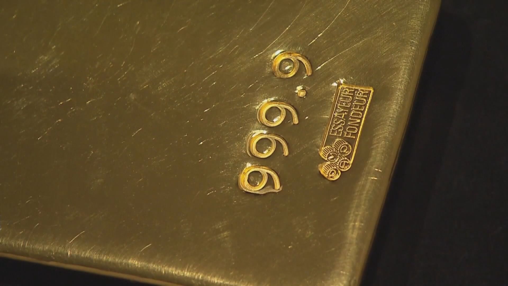現貨金先升後跌　因美股顯著反彈