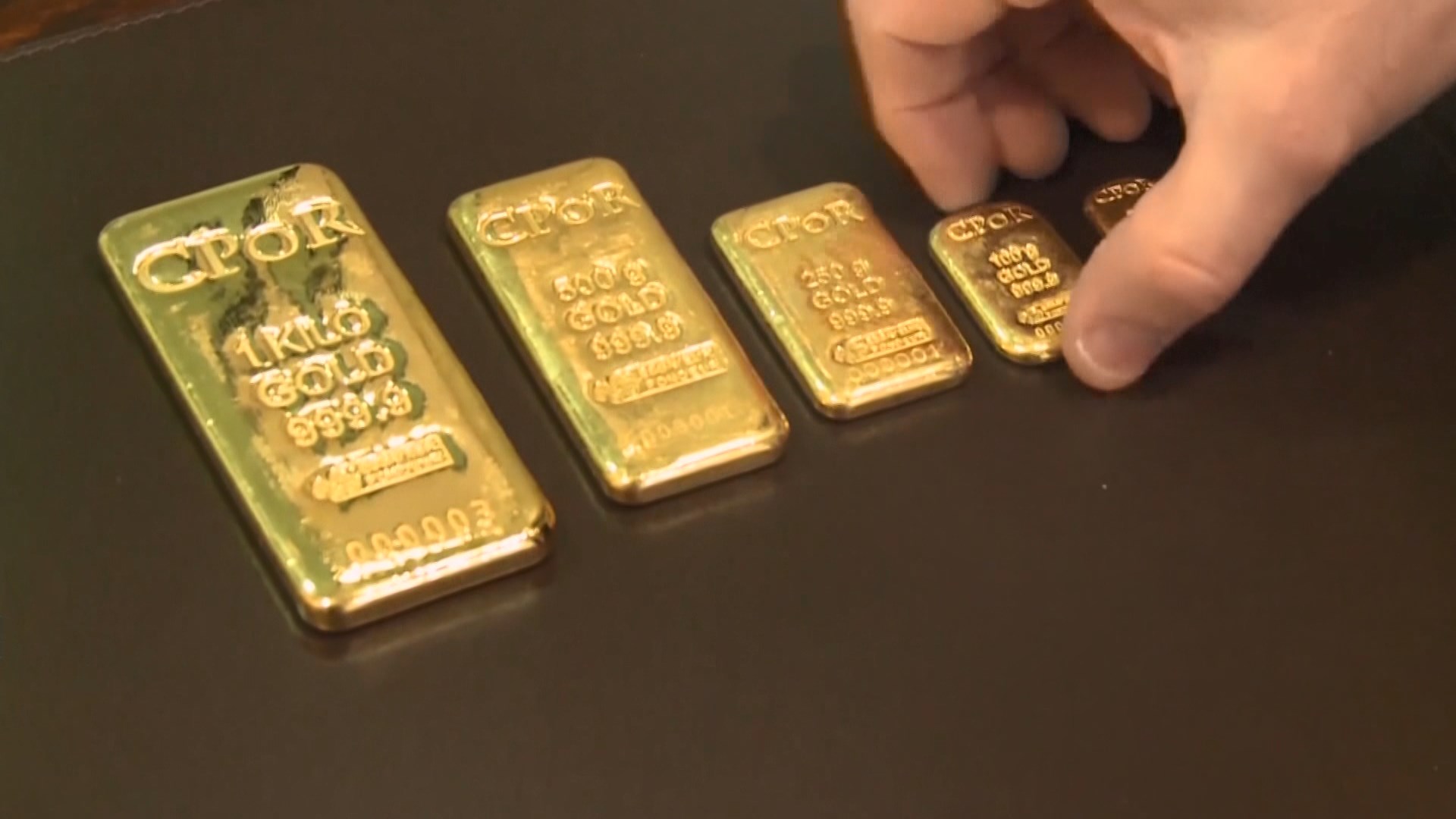 現貨金2連跌　疫情憂慮紓緩令避險需求減少