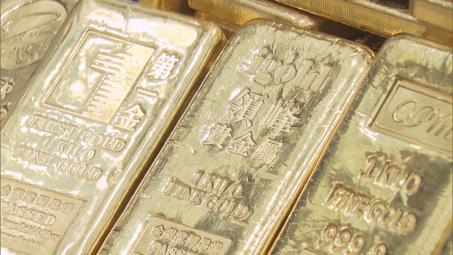 金價本周跌約2%　逾一個月來最大跌幅