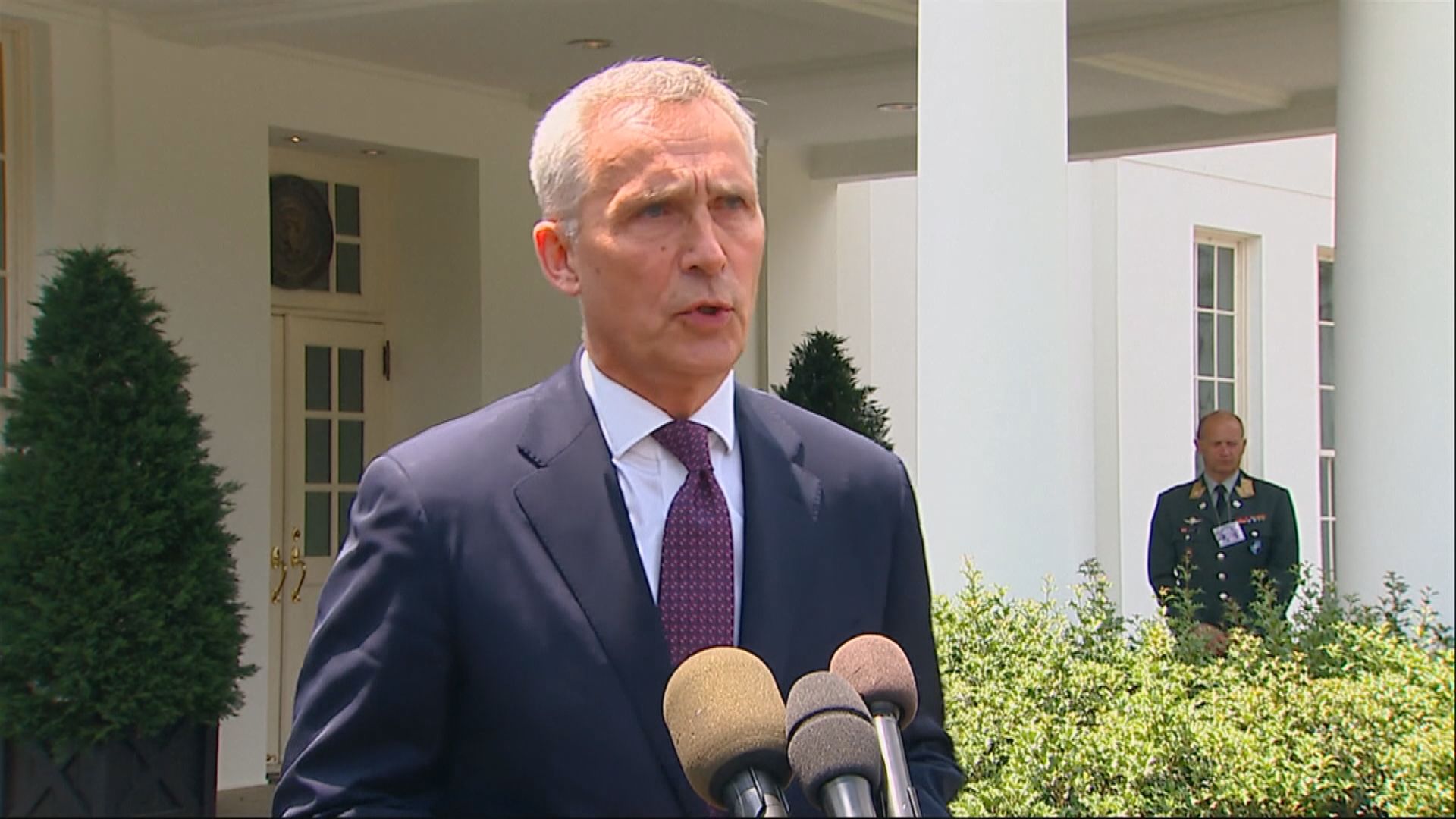 拜登晤北約秘書長　商討烏克蘭局勢等議題